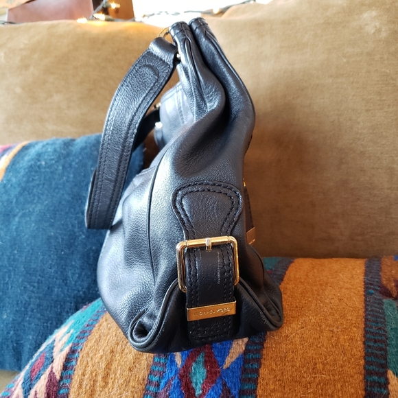 Michael Kors black leather shoulder purse - Picture 13 of 14